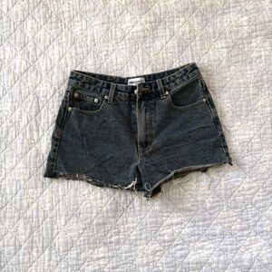 Princess Polly Dark Blue Jean Shorts